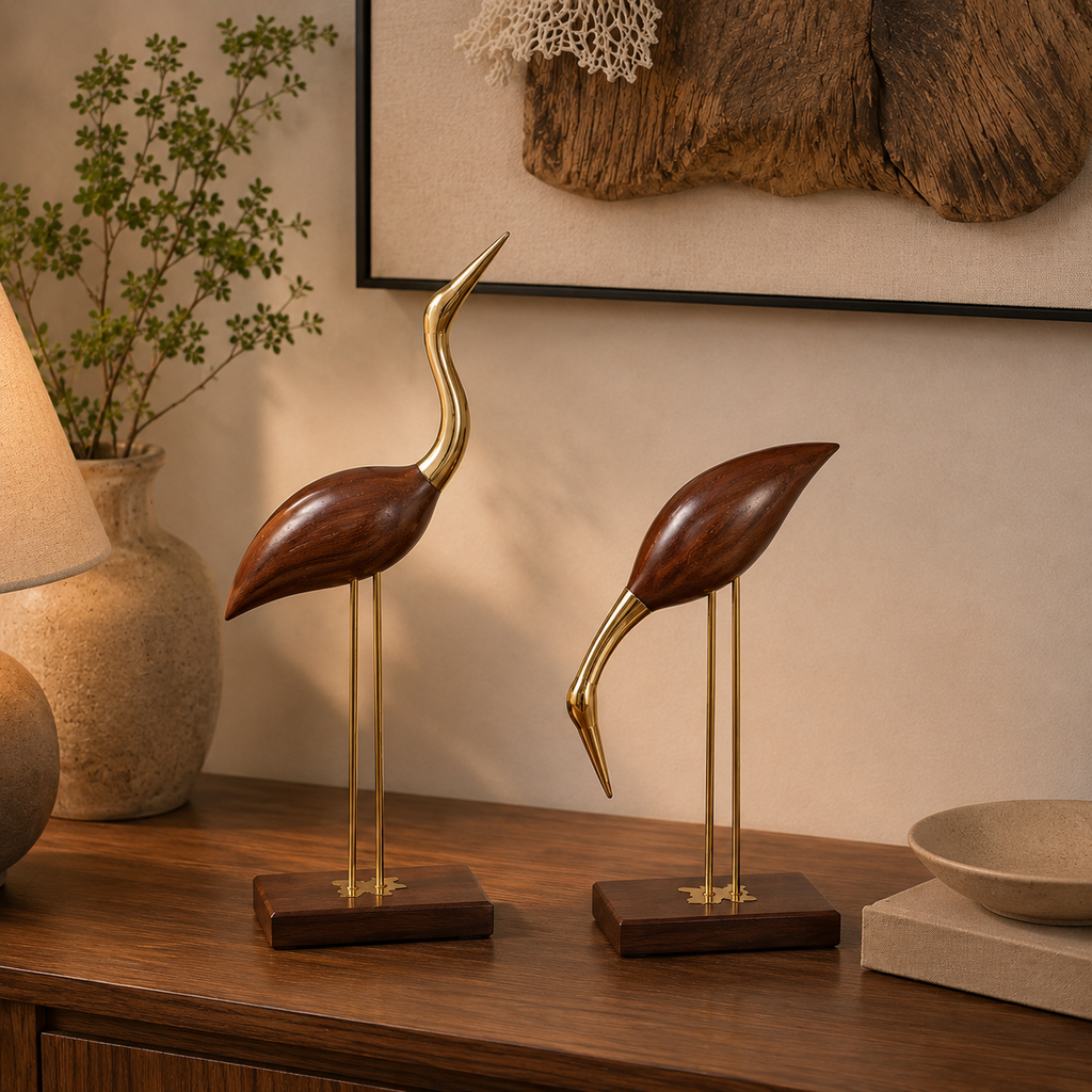Aether Crane Sculpture Set