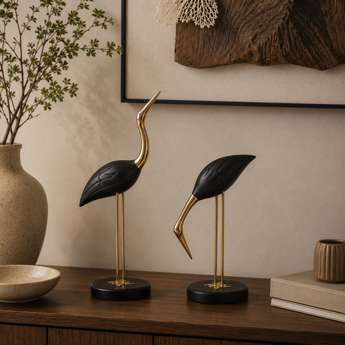 Aether Crane Sculpture Set