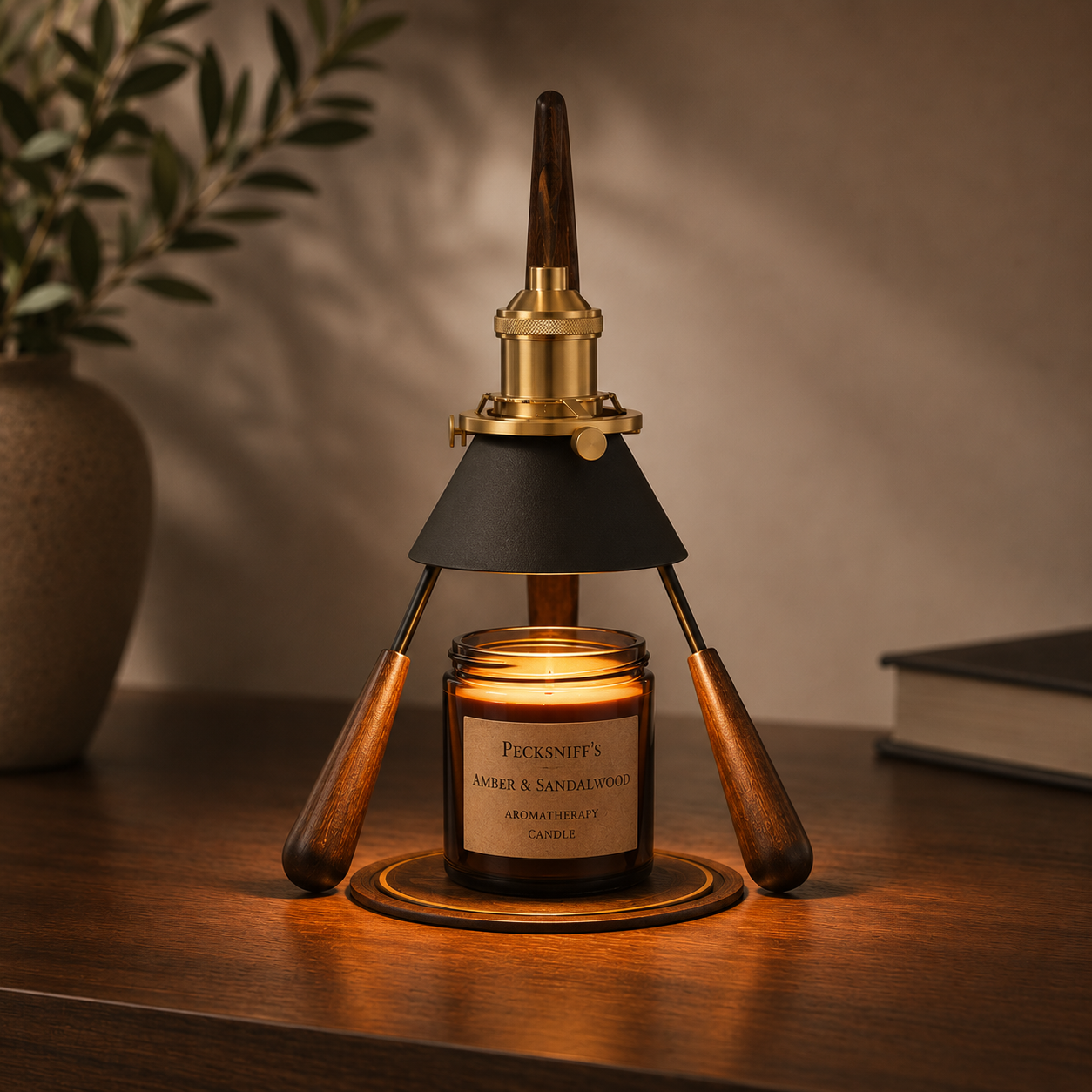 Aether Walnut Mantis Candle Lamp