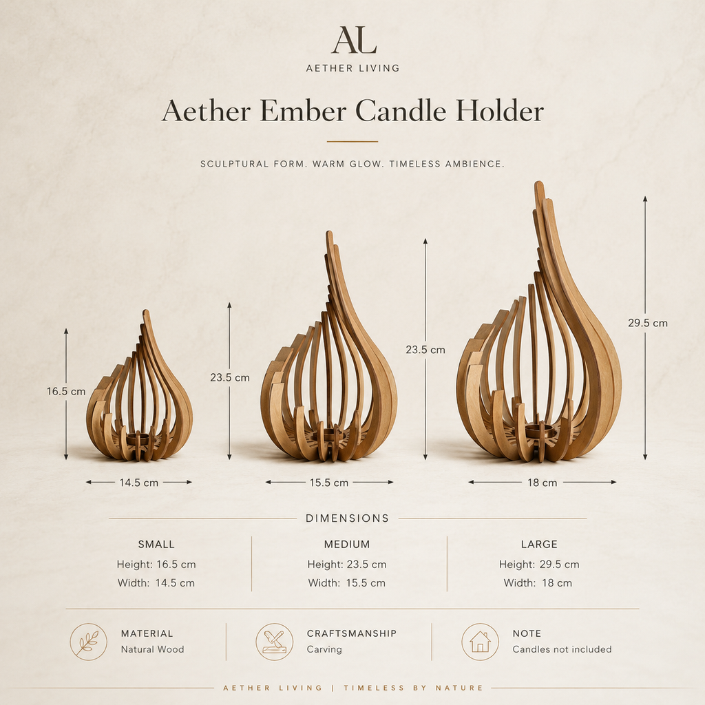 Aether Ember Lotus Candle Holder