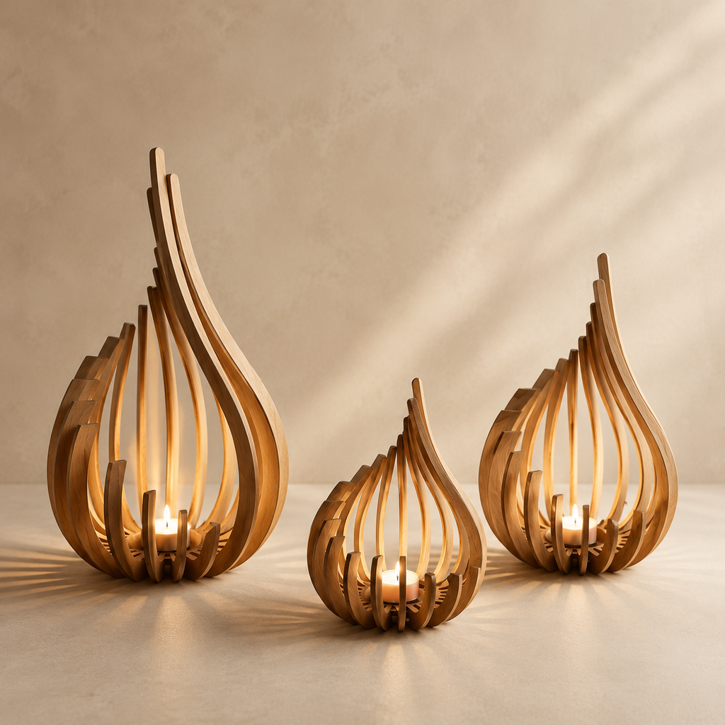 Aether Ember Lotus Candle Holder