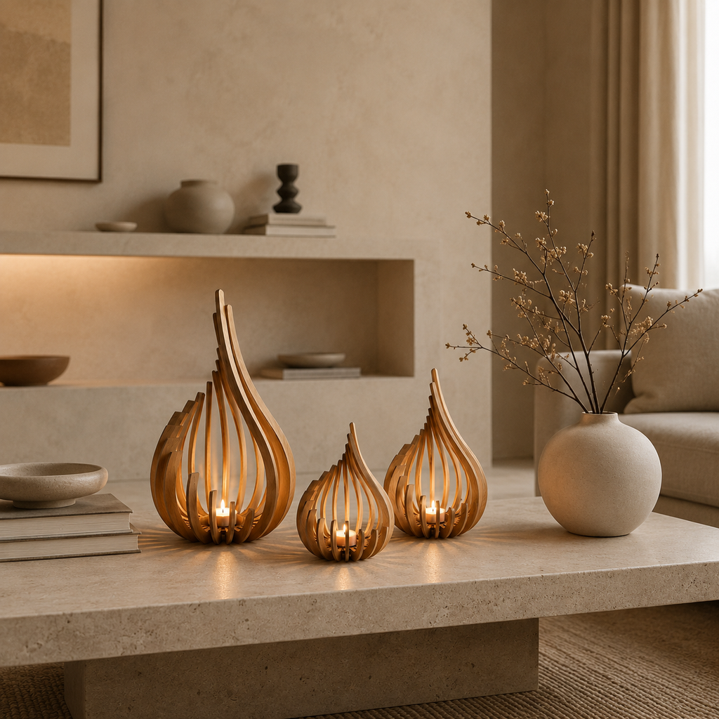 Aether Ember Lotus Candle Holder