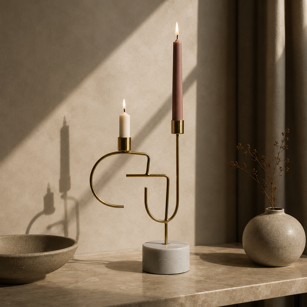 Aether Meridian Candle Holder