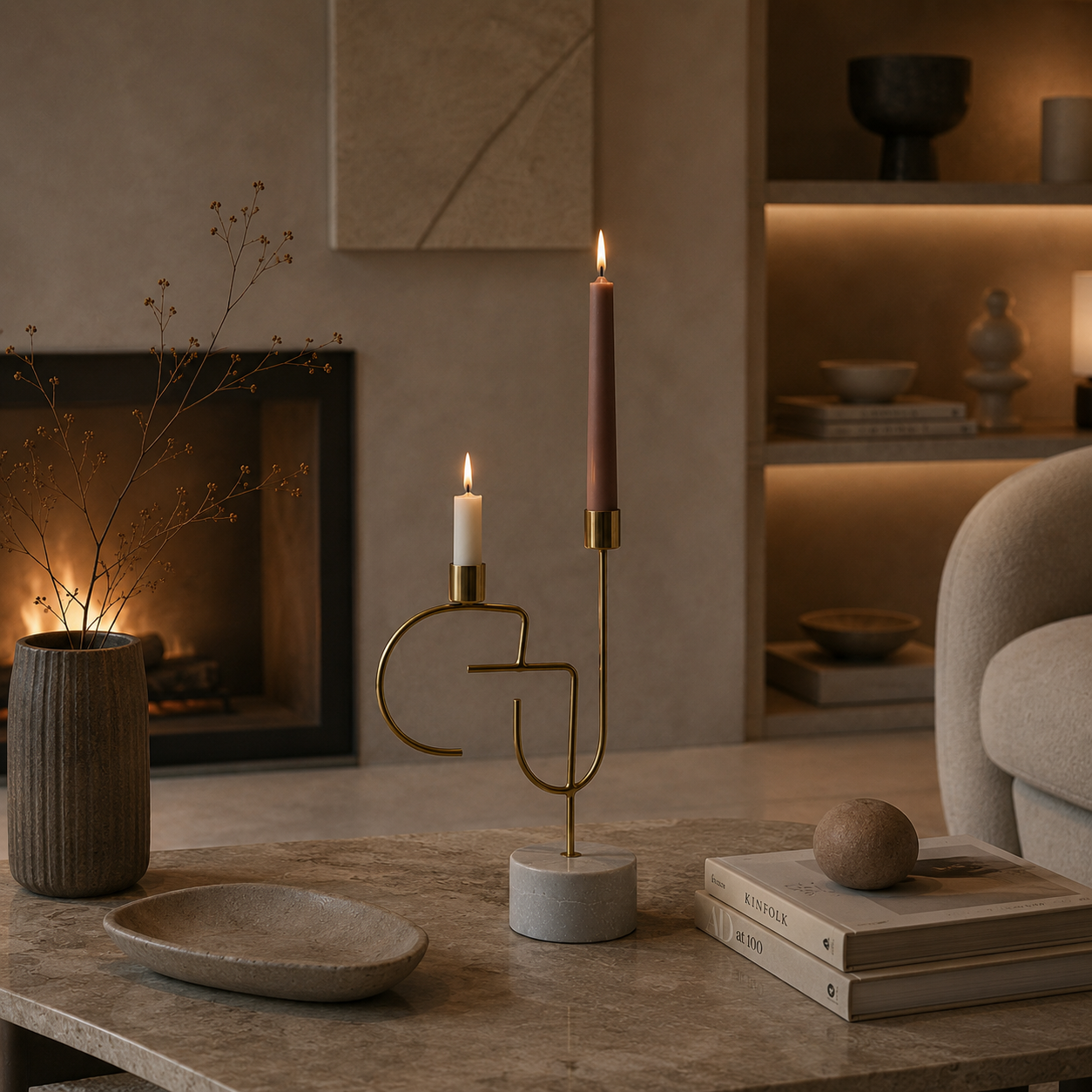Aether Meridian Candle Holder